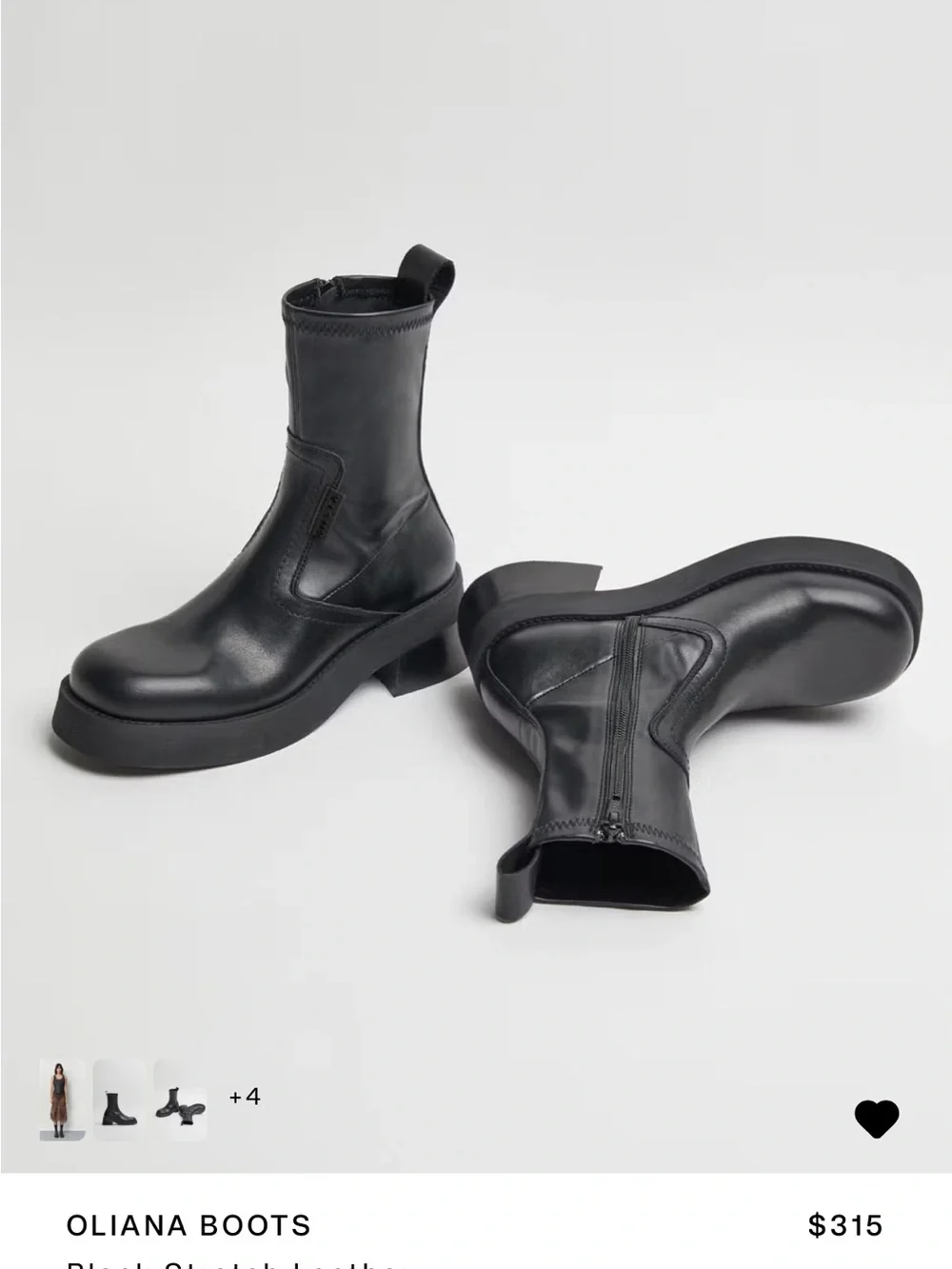 Miista Oliana Leather Boots size 8.5 - Picture 5 of 14